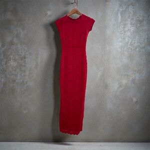Lace red dress size 00